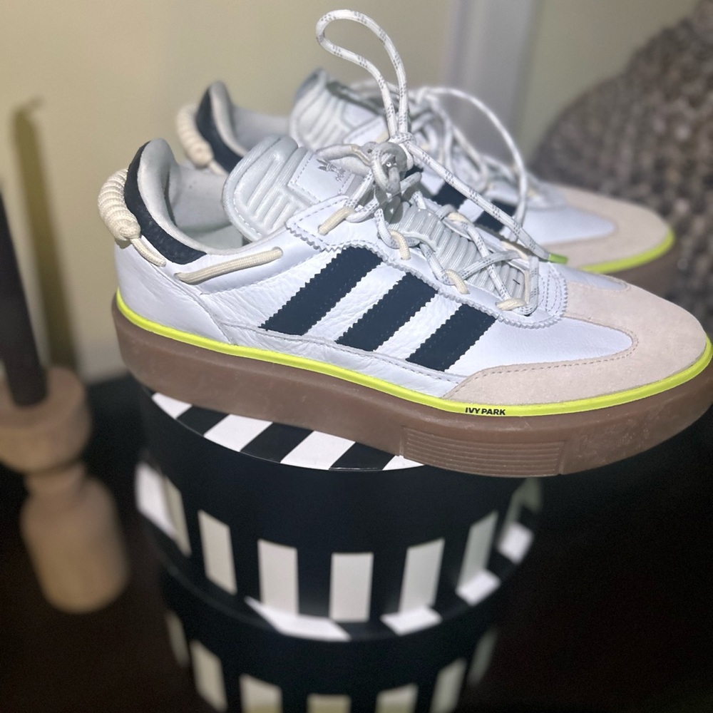 Adidas Ivy Park White and Black Sneakers